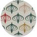 Ornaments 4 Pack Absorbent Stone Coaster with Protective Cork Backing Made in The USA 4" Round, Colorful, Easily Wipes Clean