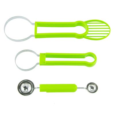 3-Piece Stainless Steel Fruit and Vegetable Carving Set