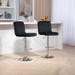 Bar Stools with Back and Footrest Counter Height Dining Chairs 2PC