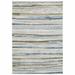 HomeRoots 6' X 9' Grey Blue Ivory Brown Beige And Navy Abstract Power Loom Stain Resistant Area Rug - 114.17