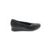 Cloudsteppers by Clarks Wedges: Black Print Shoes - Women's Size 8 - Round Toe