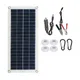 Ensemble de panneaux solaires 10W/30W/100W 10A-100A contrôleur de charge 12V chargeur