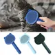 Brosse autonettoyante pour animaux de compagnie peigne anti-glissant accessoire de toilettage pour