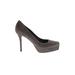 Gucci Heels: Gray Shoes - Women's Size 40.5