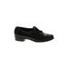 Munro American Flats: Slip-on Chunky Heel Classic Black Print Shoes - Women's Size 9 - Round Toe