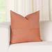 Latitude Run® Cotton Blend Throw Square Pillow Cover & Insert Polyester/Polyfill/Cotton Blend in Orange | 20 H x 20 W x 3 D in | Wayfair