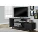 Latitude Run® Riccio Durable Modern Open Concept Center TV Stand Wood in Gray/Black | 24 H in | Wayfair A9C38FD9CE3C463D92F8FE2FC991253B