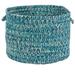 Winston Porter Hawkins Braided Basket Fabric in Blue | 10 H x 12 W x 10 D in | Wayfair 514C5E0E0B9F459A93FFFC6F63A23712