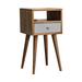 Millwood Pines Solid Wood Nightstand Wood in Blue | 22.444 H x 11.81 W x 11.81 D in | Wayfair 1AA1BF3042F54F08A13F38ABB6BC398D