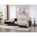 Brown Reclining Sectional - Hokku Designs Quatasia 4 - Piece Upholstered Reclining Sofa & Chaise Leather Match | Wayfair