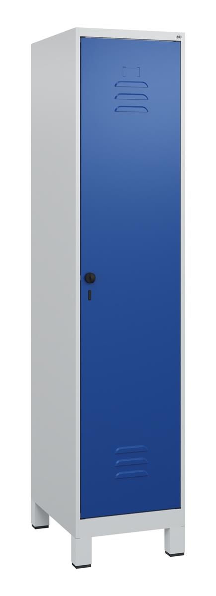 C+P Spind Classic PLUS, Füße, 1 Abteil, 1800x400x500mm, 7035/5010 Image