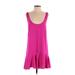 AU Amanda Uprichard Casual Dress - DropWaist: Pink Solid Dresses - Women's Size Small