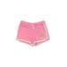 Old Navy Shorts: Pink Color Block Bottoms - Kids Girl's Size 10 - Dark Wash