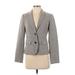 Banana Republic Factory Store Blazer Jacket: Short Gray Jackets & Outerwear - Women's Size 2