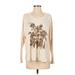 CAbi Long Sleeve T-Shirt: Ivory Tops - Women's Size Small