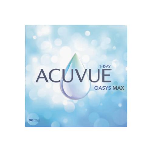 Johnson & Johnson Acuvue Oasys Max 1-Day (90er Packung) Tageslinsen (3.75 dpt & BC 8.5) mit UV-Schutz