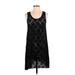 Profile by Gottex Casual Dress: Black Stars Dresses - Women's Size Small