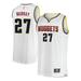 "Jamal Murray Youth Fanatics Branded White Denver Nuggets Fast Break Replica Custom Jersey - Association Edition"