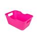 Lloopyting Tote Bag Storage Bags Makeup Boxes Storage Office Organizer Box Plastic Storage Desk Housekeeping & Organizers Home Decor Room Decor Pink 16*19*7cm