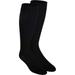 NuVein Medical Compression Stockings 20-30 mmHg Support for Women & Men Knee Length Closed Toe Black Large