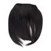 Clip on Fringe Forehead Hair Extensions Wig Halloween Girls Wigs Barrettes Human Bangs Front