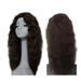 marioyuzhang Half Wigs for Dark Brown Women Human Hair Wig Bundles 24 Curly Hair Lace Wig Curly Hair Human Wig 360 Non-Stick Lace Front Wig Glueless Closure Wefted Wigs