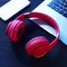 Pretxorve High Value and High Craftsmanship Headset Bluetooth Headset True Wireless Call Headset Subwoofer Live 5.0 Bluetooth Headset Red