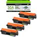 greencycle CF230A Toner Cartridge Replacement Compatible for HP 30A Black Toner Cartridge LaserJet Pro MFP M227fdw M227fdn M227sdn M203dn M203dw M203d Printer Ink Cartridge (4PCS)