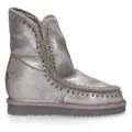 Mou , Eskimo Wedge Boots ,Gray female, Sizes: 4 UK