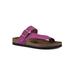 Women's Carly Sandal by White Mountain in Purple Rain Suede (Size 9 M)