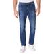 Straight-Jeans PIONEER AUTHENTIC JEANS "Rando Dicke Nähte" Gr. 36, Länge 34, blau (blue used buffies) Herren Jeans Straight Fit