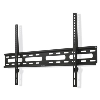 HAMA TV-Wandhalterung "TV-Halterung, flach, starr, 94 - 229cm (37" - 90"),43",50",55",65",75", schwarz, Gerätehalterungen Image