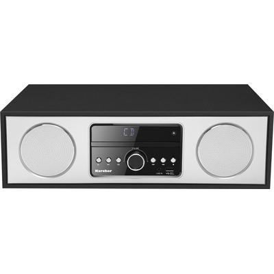 KARCHER Digitalradio (DAB+) "DAB 4500CD" Radios FM-Tuner mit RDS, UKW mit RDS, 30 W) DAB+, FM-PLL-Radio, CDMP3-Player schwarz