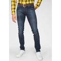 Slim-fit-Jeans LEE "LUKE" Gr. 34, Länge 34, blau (true authentic) Herren Jeans Slim Fit