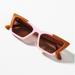 Anthropologie Accessories | Anthropologie I See Rosy Colorblock Sunglasses | Color: Brown/Pink | Size: Os