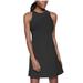 Athleta Dresses | Athleta Active Women Black Striped A Line Santorini High Neck Sleeveless Dress | Color: Black | Size: Xs