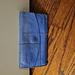 Anthropologie Bags | Cut N’ Paste Suede Jackson Wallet Blue Anthropologie | Color: Blue | Size: Os