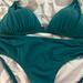 Victoria's Secret Swim | Gorgeous Teal Green Bikini New By Victoriasecret , Gold Accent | Color: Gold/Green | Size: M