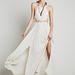 Free People Dresses | Free People Dare To Bare Dress Cream Gauzy Maxi S | Color: White | Size: S
