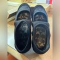 Coach Shoes | Coach Black Ballerina Flats, Size 9 Missing Sole On One Shoe Easy To Replace! | Color: Black | Size: 9