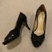 Kate Spade Shoes | Kate Spade Black Open Toe Sparkly Heels | Color: Black | Size: 7