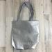 Athleta Bags | Athleta Metallic Silver Reusable Shopping Tote Bag | Color: Silver | Size: Os