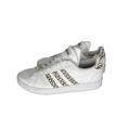 Adidas Shoes | Adidas Grand Court Sneakers Women's White Size 11 Lace Up Cheetah Print Shoes | Color: White | Size: 11