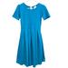 Lularoe Dresses | Lularoe Teal Amelia Midi Dress Sz Xs | Color: Blue/Green | Size: Xs