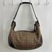 Coach Bags | Coach Brown/Tan And A Leather Strap Hobo Bag | Color: Brown/Tan | Size: Os