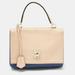 Louis Vuitton Bags | Louis Vuitton Beige/Blue Leather Lockme Ii Top Handle Bag | Color: Cream | Size: Os