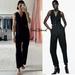 Zara Pants & Jumpsuits | Blogger's Fave! Zara Darted Jumpsuit Black Nwt | Color: Black | Size: Various