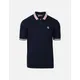 Men's Fila Vintage Faraz Tipped Rib Polo Shirt Fila Navy - Blue - Size: SIZE l