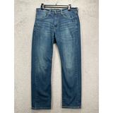Levi's Jeans | Levis 505 Jeans Mens 32x30 Blue Distressed Regular Straight Denim Pants Red Tab | Color: Blue | Size: 32