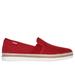 Skechers Women's BOBS Flexpadrille Lo Slip-On Shoes | Size 6.0 | Red | Textile | Vegan | Machine Washable